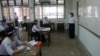 ရန်ကုန်မြို့က အထက်တန်းကျောင်းတခုမှာ COVID-19 ကပ်ရောဂါကာလ ပထမဆုံး ကျောင်းဖွင့်ရက် မြင်ကွင်း။ (ဇူလိုင် ၂၁၊ ၂၀၂၀)