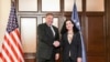 Specijalni izaslanik SAD Gabrijel Eskobar sa predsednicom Kosova Vjosom Osmani, arhivska fotografija