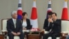 한민구 한국 국방부 장관(오른쪽)과 나카타니 겐 일본 방위상이 20일 서울 용산구 국방부에서 한·일 국방장관 회담을 가졌다.